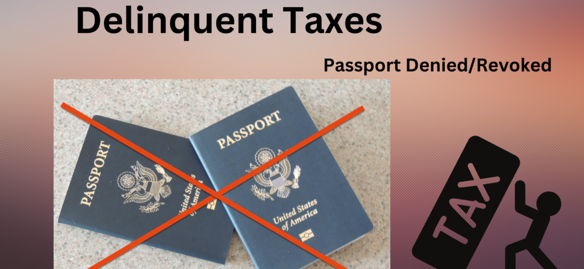 Passport Delinquent Taxes