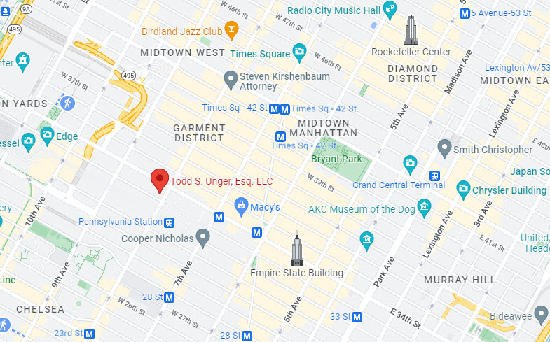 new york tax attorney location for todd unger